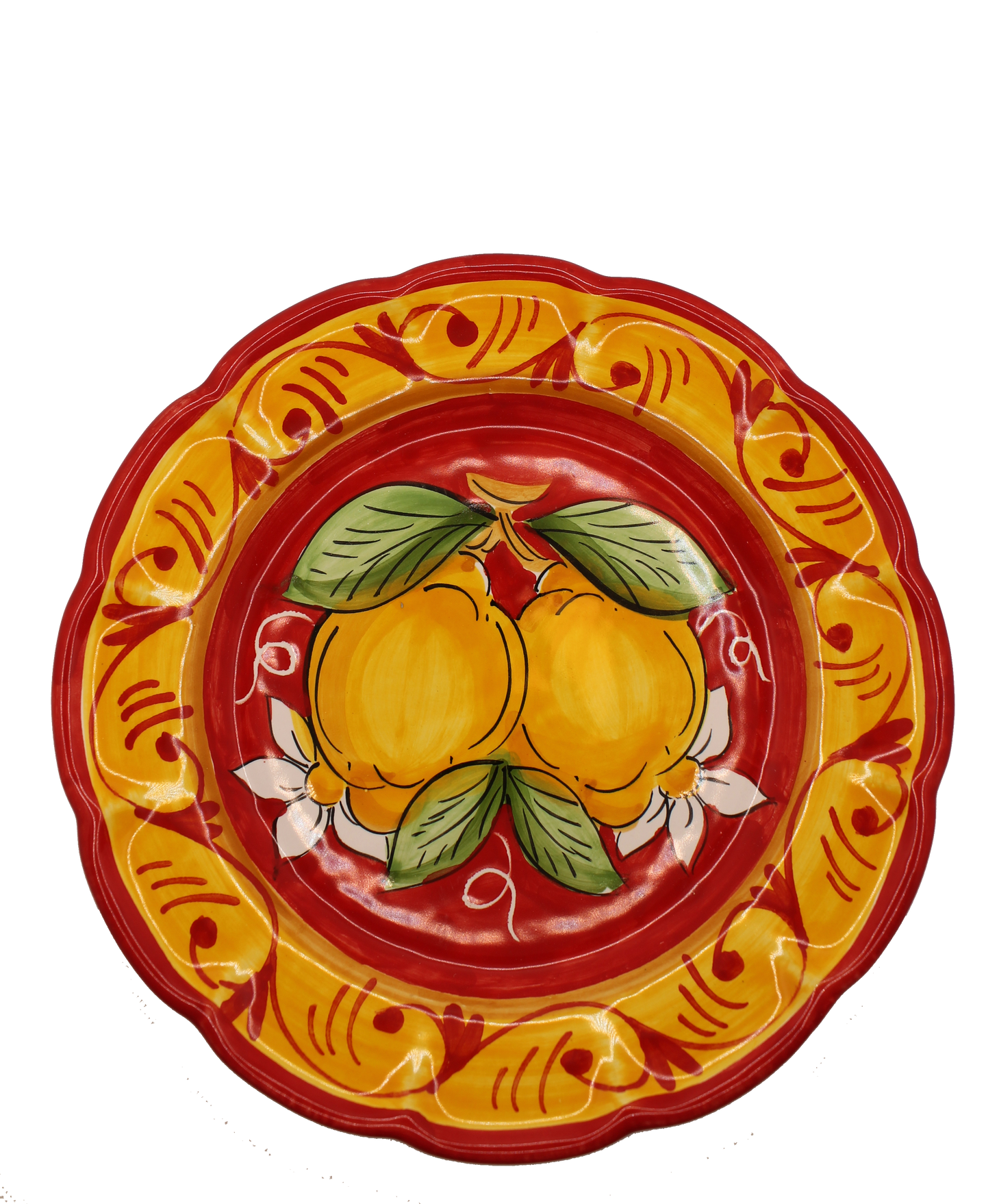 Soup plate Lemons - Red 23cm (9in)