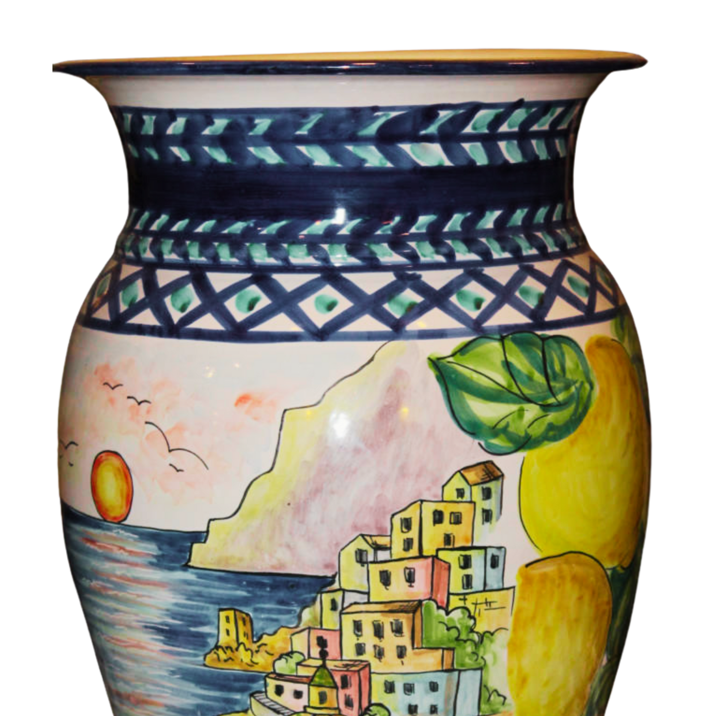 Ceramic Vase "Village of Positano"